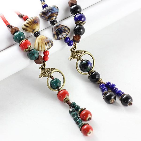pendant necklaces 12 piece/lot ceramic women charm necklace long tassel sweater choker dragon butterfly statement retro jewelry accessory, Silver
pendant necklaces 12 piece/lot ceramic women charm necklace long tassel sweater choker dragon butterfly statement retro jewelry accessory, Silver