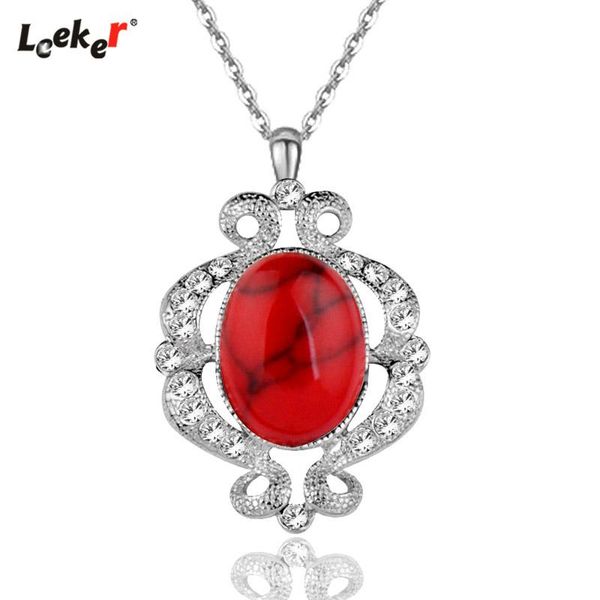 pendant necklaces leeker ethnic blue black red white oval big stone necklace female silver color short chain vintage jewelry 202 lk2
pendant necklaces leeker ethnic blue black red white oval big stone necklace female silver color short chain vintage jewelry 202 lk2