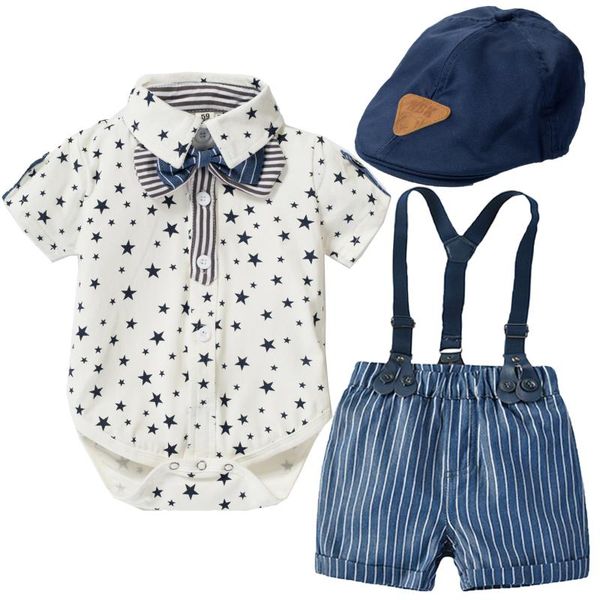 clothing sets toddler children clothes casual boys set with hat striped +shirt + bow tie shorts +4 pcs baby kids short-sleeves dress, White
clothing sets toddler children clothes casual boys set with hat striped +shirt + bow tie shorts +4 pcs baby kids short-sleeves dress, White