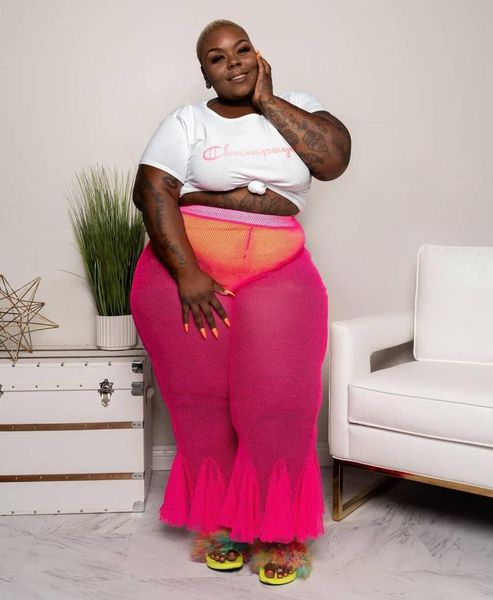 women's pants & capris bkld woman 2021 summer l-4xl plus size fashion ruffles hem mesh transparent beach women high waist trouser, Black;white
women's pants & capris bkld woman 2021 summer l-4xl plus size fashion ruffles hem mesh transparent beach women high waist trouser, Black;white