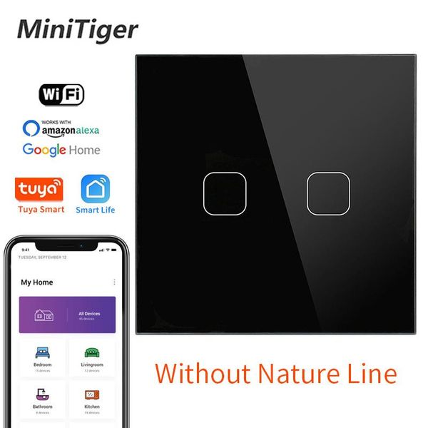 smart home control minitiger 2 gang crystal glass wireless touch switch light life tuya app google amazon alexa
smart home control minitiger 2 gang crystal glass wireless touch switch light life tuya app google amazon alexa