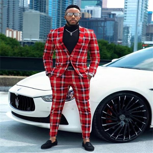 men's suits & blazers last designer checkered men england style modern one button jacket peaked lapel party wedding tuxedo coat+pant 2, White;black
men's suits & blazers last designer checkered men england style modern one button jacket peaked lapel party wedding tuxedo coat+pant 2, White;black