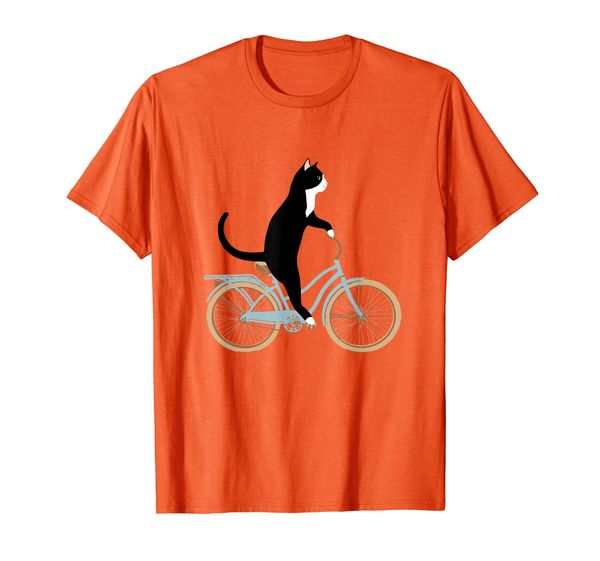 Cat on a bike funny T-shirt, Mainly pictures