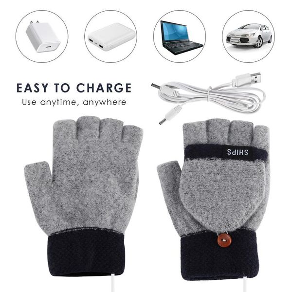 five fingers gloves women' winter lapwomen usb heated mitten full&half finger warm knit hand mittens for, Blue;gray
five fingers gloves women' winter lapwomen usb heated mitten full&half finger warm knit hand mittens for, Blue;gray