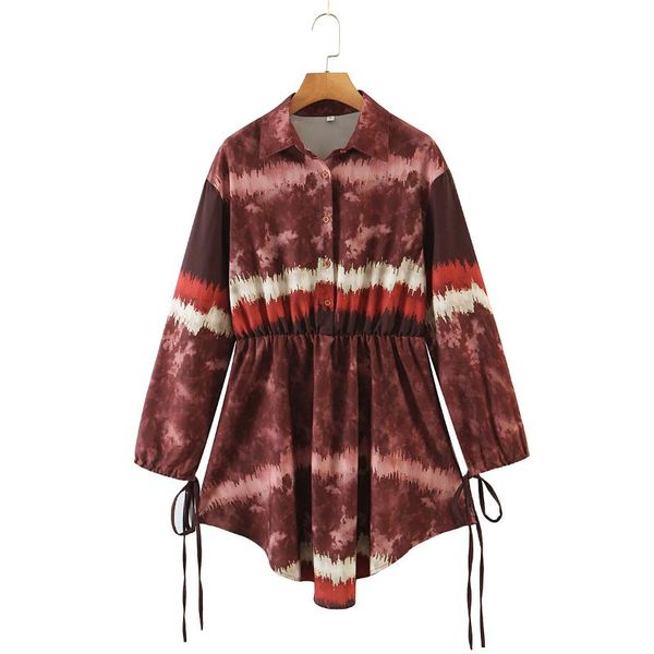 casual dresses the europe and united states in autumn wind dress 2021 draw string waist cuff 2715, Black;gray
casual dresses the europe and united states in autumn wind dress 2021 draw string waist cuff 2715, Black;gray