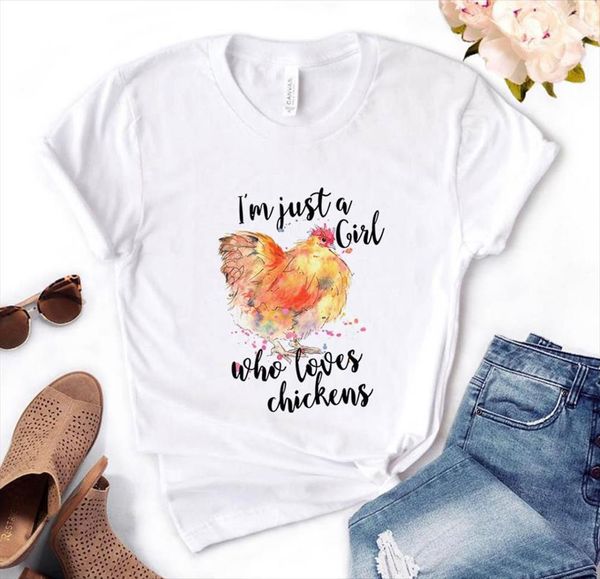 and women im just a mens t shirts girl the chickens print short sleeve o neck loose ladies tee, White;black
and women im just a mens t shirts girl the chickens print short sleeve o neck loose ladies tee, White;black