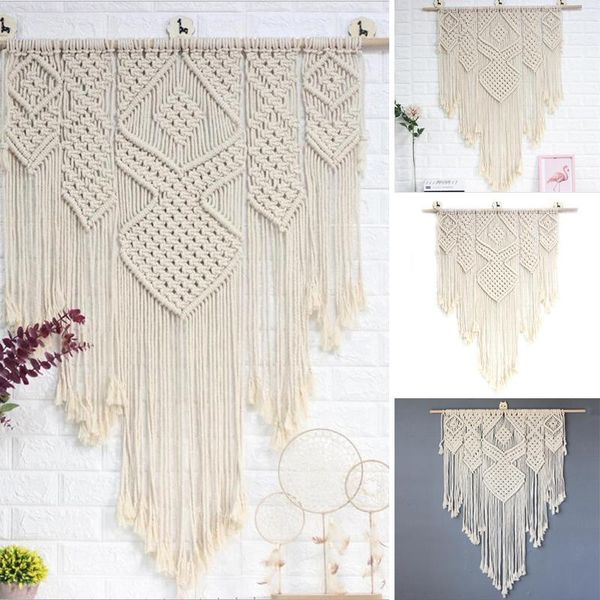 tapestries geometric macrame bohemian tapestry hand woven wall hanging boho crafts for home room backdrop decoration 100*120cm
tapestries geometric macrame bohemian tapestry hand woven wall hanging boho crafts for home room backdrop decoration 100*120cm