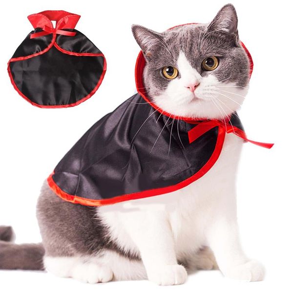 cat costumes pet dog costume halloween cute cosplay vampire cloak cape for small dogs & cats supplies
cat costumes pet dog costume halloween cute cosplay vampire cloak cape for small dogs & cats supplies