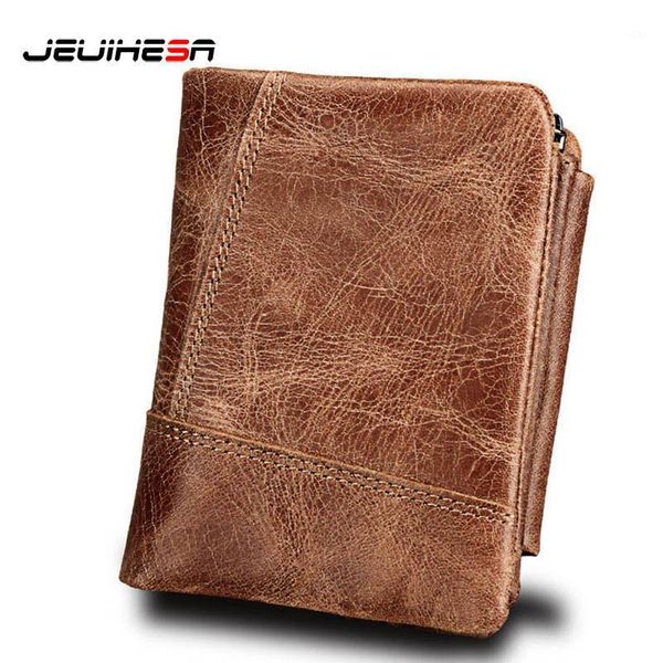 wallets crazy horse genuine leather men wallet anti-rfid design short small coin purse pockets male purses card holder1, Red;black
wallets crazy horse genuine leather men wallet anti-rfid design short small coin purse pockets male purses card holder1, Red;black