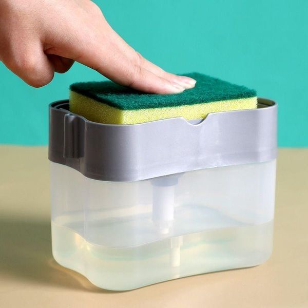 liquid soap dispenser kitchen cleaning push-type automatic box scouring pad sponge dish
liquid soap dispenser kitchen cleaning push-type automatic box scouring pad sponge dish