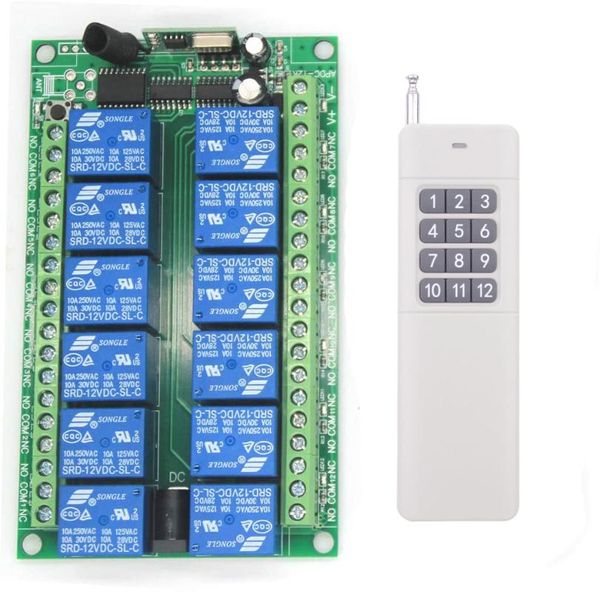 smart home control dc 12v 24v 5v relay module showroom access lamps motor remote 12 channel receiver industrial 3000m transmitter
smart home control dc 12v 24v 5v relay module showroom access lamps motor remote 12 channel receiver industrial 3000m transmitter