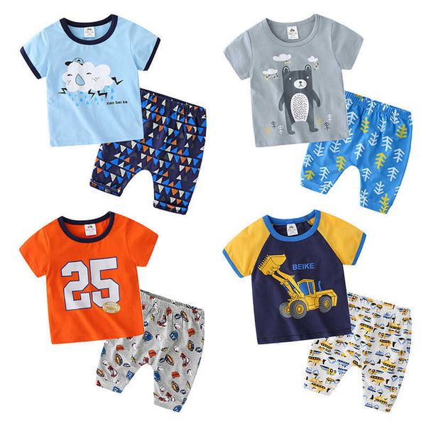 summer 2 3 4 6 8 10years child animal letter t-shirt + shorts home wear suits casual cotton pajamas sets for kids baby boy 210701, Blue;red
summer 2 3 4 6 8 10years child animal letter t-shirt + shorts home wear suits casual cotton pajamas sets for kids baby boy 210701, Blue;red
