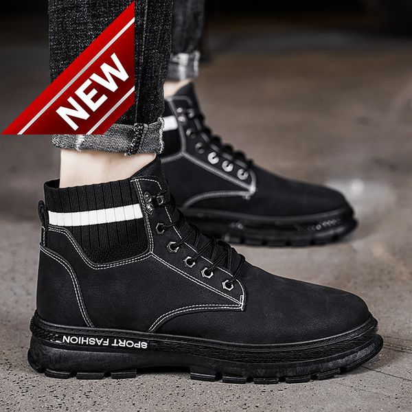 martin work boots british style winter plush snow cotton middle autumn high men's fashion shoes, Black
martin work boots british style winter plush snow cotton middle autumn high men's fashion shoes, Black