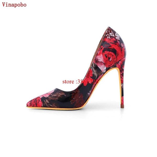 dress shoes vinapobo wedding party floral print pumps high heels pointed toe rose flower bridal shoe luxury stiletto women, Black
dress shoes vinapobo wedding party floral print pumps high heels pointed toe rose flower bridal shoe luxury stiletto women, Black