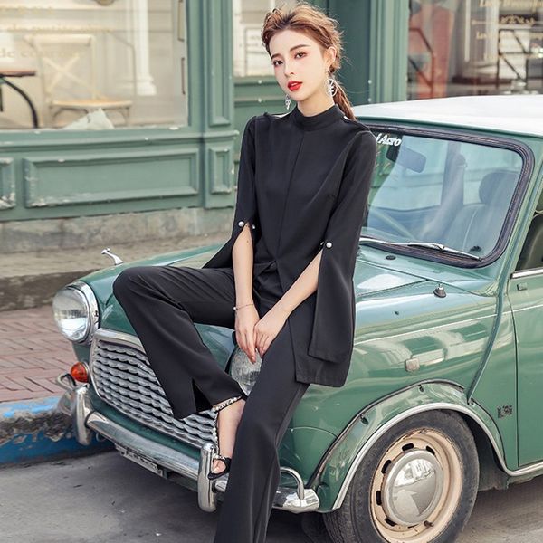 2021 new pant suits 2 piece set for women single button black slim casual blazer jacket lady business office work suit dka5, Black;white
2021 new pant suits 2 piece set for women single button black slim casual blazer jacket lady business office work suit dka5, Black;white