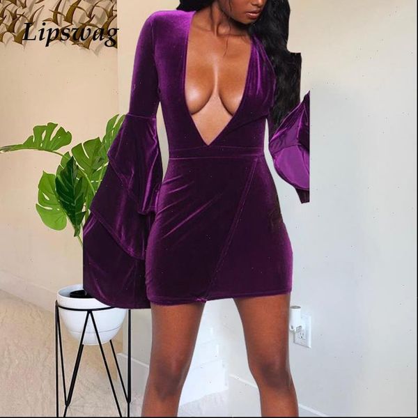 deep v neck velvet dress women bandage wrap party club mini dresses 2021 spring elegant long sleeve bodycon dress vestidos, Black;gray
deep v neck velvet dress women bandage wrap party club mini dresses 2021 spring elegant long sleeve bodycon dress vestidos, Black;gray