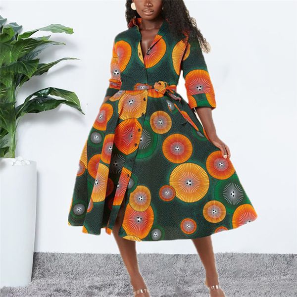 2021 new women printed a line high three quater sleeves with waist belt african fashion female shirt es plus size ladies i1g5, Black;gray
2021 new women printed a line high three quater sleeves with waist belt african fashion female shirt es plus size ladies i1g5, Black;gray