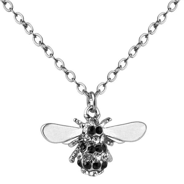 pendant necklaces everyday bee pendants cz crystal charm necklace women tiffan jewelry party gift 2021 collier femme, Silver
pendant necklaces everyday bee pendants cz crystal charm necklace women tiffan jewelry party gift 2021 collier femme, Silver