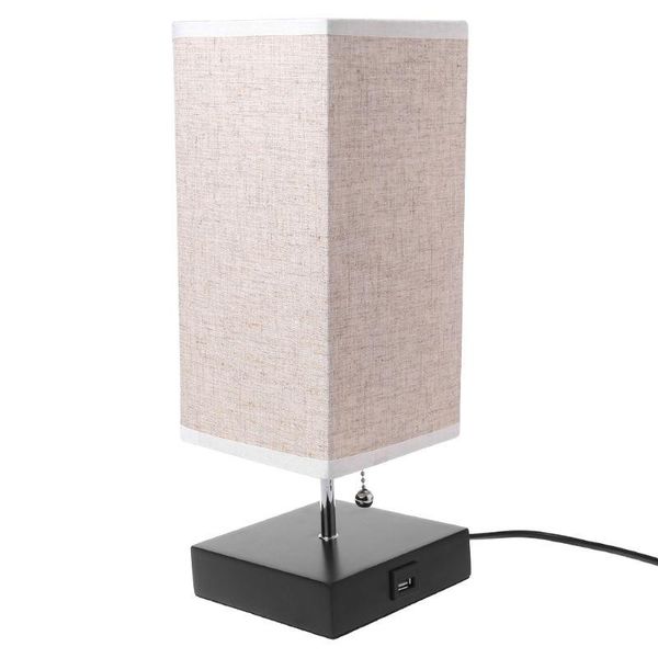 1 set wood base fabric shade bedside table lamp with usb port pull switch modern design desk lamp eu/us plug
1 set wood base fabric shade bedside table lamp with usb port pull switch modern design desk lamp eu/us plug