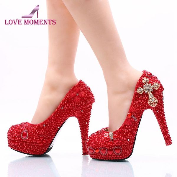 dress shoes 2021 lady red high heels bridal wedding party with pearl and rhinestone cross mother of bride platform prom pumps, Black
dress shoes 2021 lady red high heels bridal wedding party with pearl and rhinestone cross mother of bride platform prom pumps, Black