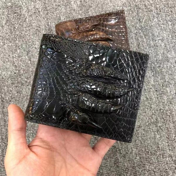 wallets authentic real true crocodile skin men's short card purse phone holder genuine alligator leather male small bifold wallet, Red;black
wallets authentic real true crocodile skin men's short card purse phone holder genuine alligator leather male small bifold wallet, Red;black
