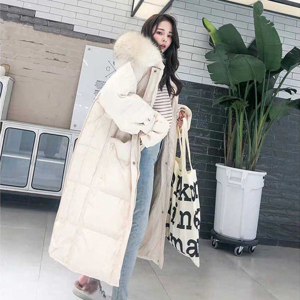fmfssom women new white duck down jacket ladys hooded fur collar long warm thick jacket female long sleeve parka 200930, Black
fmfssom women new white duck down jacket ladys hooded fur collar long warm thick jacket female long sleeve parka 200930, Black