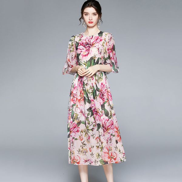 casual dresses chiffon women long summer 2021 elegant fashion the neck-neck short sleeve elastic waistband flowy floral, Black;gray
casual dresses chiffon women long summer 2021 elegant fashion the neck-neck short sleeve elastic waistband flowy floral, Black;gray
