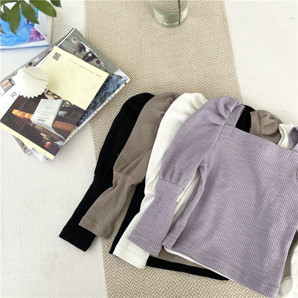 ins little girls ribbed t-shirts autumn blank puff sleeve cotton fashion bountique clothes winter fall 2-7 years, Blue
ins little girls ribbed t-shirts autumn blank puff sleeve cotton fashion bountique clothes winter fall 2-7 years, Blue
