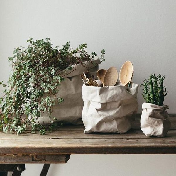 storage bags washable kraft paper nordic bag no words plants flower grow container sundries food organizer for home
storage bags washable kraft paper nordic bag no words plants flower grow container sundries food organizer for home