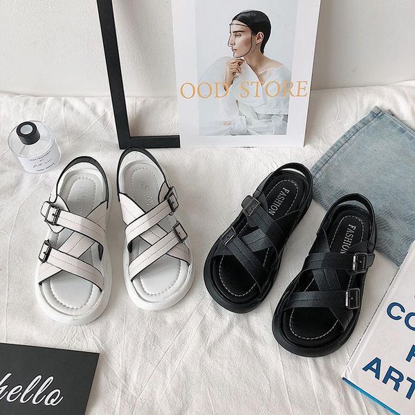 sandals 2021 summer womens fashion all-match soft bottom roman shoes holiday casual sports flat beach, Black
sandals 2021 summer womens fashion all-match soft bottom roman shoes holiday casual sports flat beach, Black
