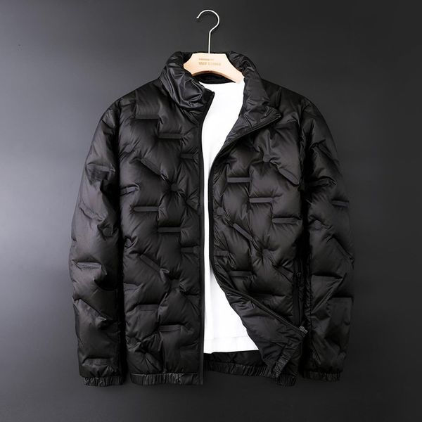 90 white duck down 2021 men's non running jacket stand collar black winter coat thickened short fashion
90 white duck down 2021 men's non running jacket stand collar black winter coat thickened short fashion