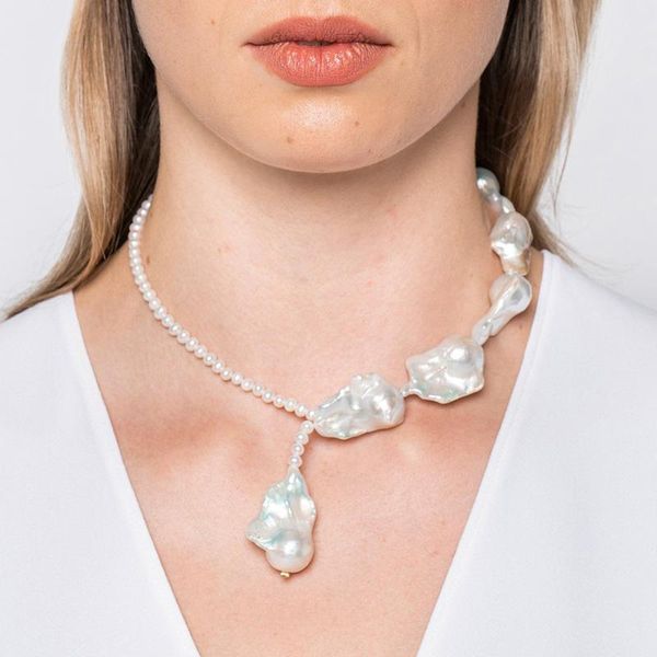 pendant necklaces luxury wedding jewelry accessories semi-precious timeless pearly freshwater pearl stone chorkers necklace women ladies, Silver
pendant necklaces luxury wedding jewelry accessories semi-precious timeless pearly freshwater pearl stone chorkers necklace women ladies, Silver