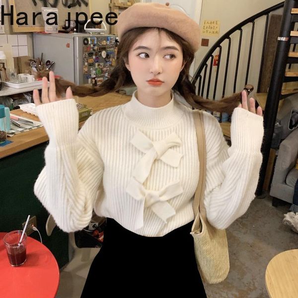 women's sweaters harajpee half high neck pullover sweater clothing spring and autumn 2021 design casual solid sweet, White;black
women's sweaters harajpee half high neck pullover sweater clothing spring and autumn 2021 design casual solid sweet, White;black