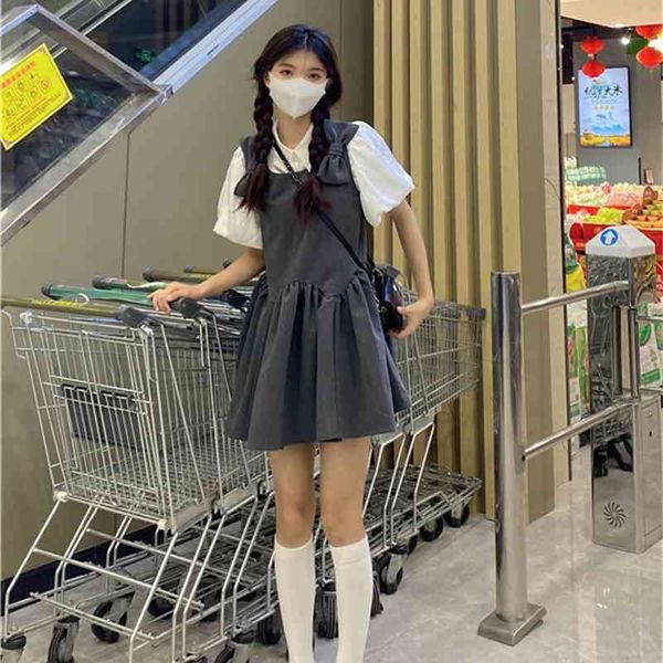 casual dresses light atmosphere bubble sleeve shirt design sense foreign style knot waist strap women swfj, Black;gray
casual dresses light atmosphere bubble sleeve shirt design sense foreign style knot waist strap women swfj, Black;gray