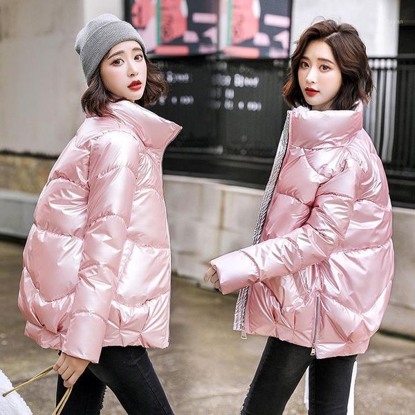 women's down & parkas student cotton padded jacket women short style off season bright face 2021 winter korean, Black 
women's down & parkas student cotton padded jacket women short style off season bright face 2021 winter korean, Black