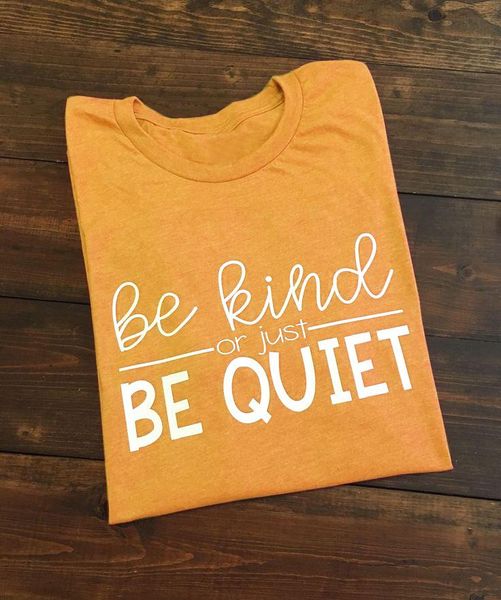 women's t-shirt cute funny tees grunge aesthetic sarcasm quote art tshirt be kind or just quiet women fashion, White
women's t-shirt cute funny tees grunge aesthetic sarcasm quote art tshirt be kind or just quiet women fashion, White