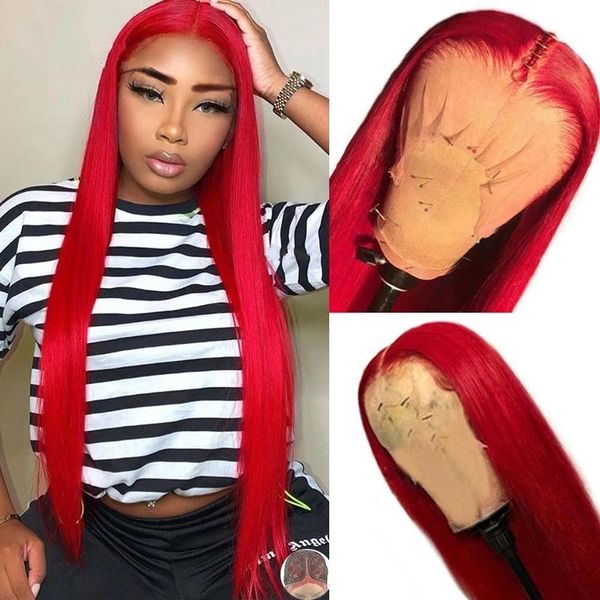 synthetic lace front wigs red color 180% density simulation human hair pre plucked long straight wig for black womenfactory direct
synthetic lace front wigs red color 180% density simulation human hair pre plucked long straight wig for black womenfactory direct
