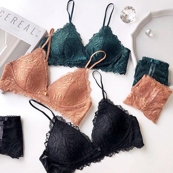 bras sets 3 colors cup triangle thin cotton lace bra and ultrathin transparent panty set women underwear wire sleepwear, Red;black
bras sets 3 colors cup triangle thin cotton lace bra and ultrathin transparent panty set women underwear wire sleepwear, Red;black
