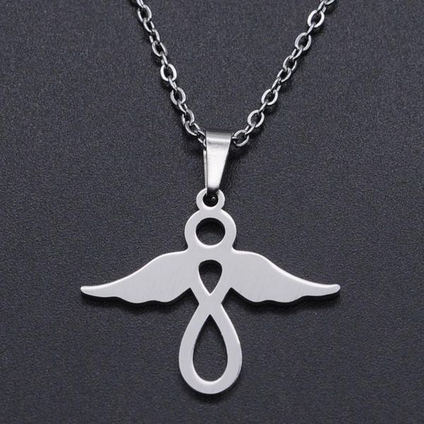 pendant necklaces angel stainless steel charm necklace for women accept oem order dainty wholesale fashion jewelry, Silver
pendant necklaces angel stainless steel charm necklace for women accept oem order dainty wholesale fashion jewelry, Silver