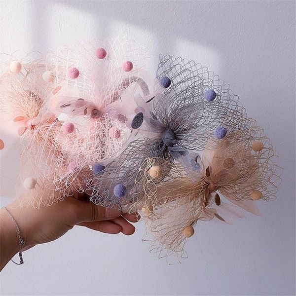 10pcs/lot mesh yarn pom pom bow hairband korea sweet children hair hoop for girls wedding party fashionheadband hair accessories, Slivery;white
10pcs/lot mesh yarn pom pom bow hairband korea sweet children hair hoop for girls wedding party fashionheadband hair accessories, Slivery;white