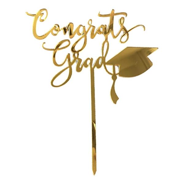 other festive & party supplies grad 2021 cake er acrylic graduation decorations