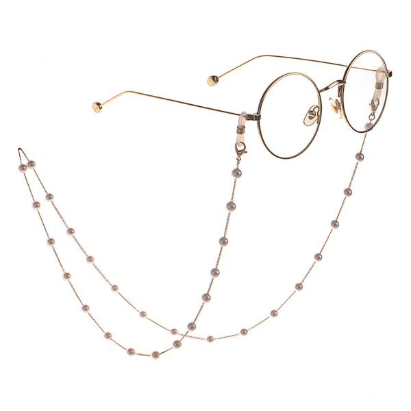 chic pearl glasses chain holder for women fashion sunglasses reading neck chain men metal beaded strap landyards
chic pearl glasses chain holder for women fashion sunglasses reading neck chain men metal beaded strap landyards