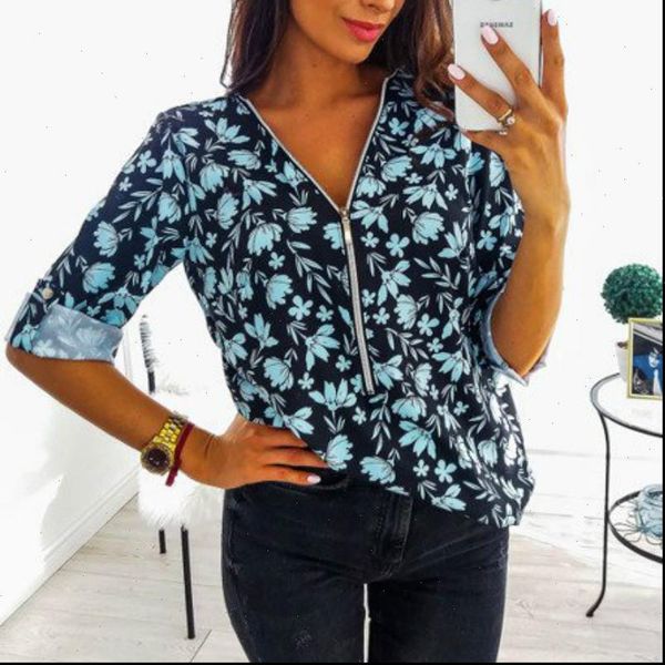 new autumn women blouses long sleeve flroal print zipper v neck blouse female casual chiffon shirts plus size 5xl mujer, White
new autumn women blouses long sleeve flroal print zipper v neck blouse female casual chiffon shirts plus size 5xl mujer, White