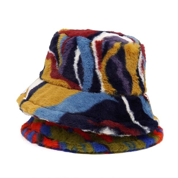 wide brim hats winter print faux fur plush bucket for women outdoor warm hat fashion soft velvet lady fisherman panama cap, Blue;gray
wide brim hats winter print faux fur plush bucket for women outdoor warm hat fashion soft velvet lady fisherman panama cap, Blue;gray