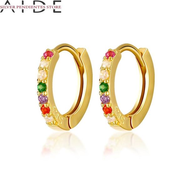 hoop & huggie aide 2021 hoops earrings for women 925 sterling silver colorful zircon jewelry girls gifts aretes de mujer, Golden;silver
hoop & huggie aide 2021 hoops earrings for women 925 sterling silver colorful zircon jewelry girls gifts aretes de mujer, Golden;silver