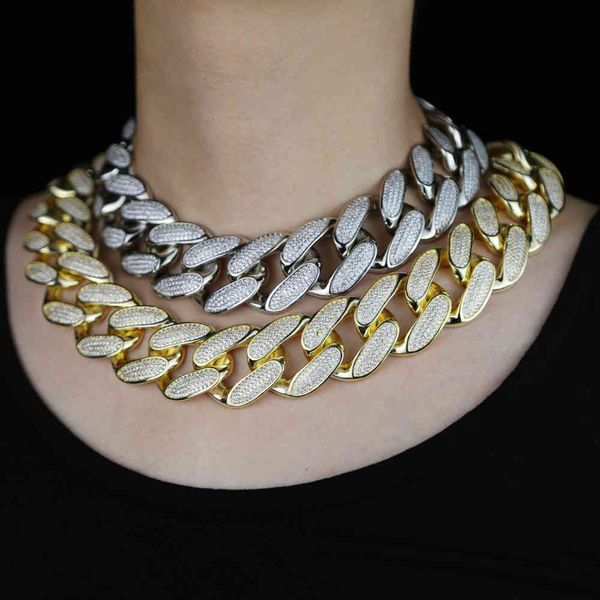 2021 new 30mm miami cuban chain necklace micro pave 5a cubic zirconia hip hop fashion women charm jewelry gift x0509, Black
2021 new 30mm miami cuban chain necklace micro pave 5a cubic zirconia hip hop fashion women charm jewelry gift x0509, Black