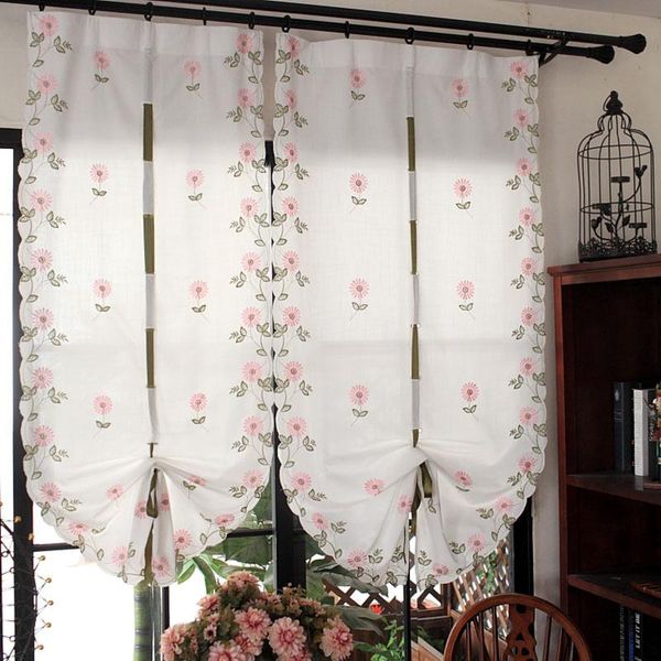 curtain & drapes mordern pastoral daisy embroidery balloon half shading lifting pull finished blinds for living room bay window #4
curtain & drapes mordern pastoral daisy embroidery balloon half shading lifting pull finished blinds for living room bay window #4