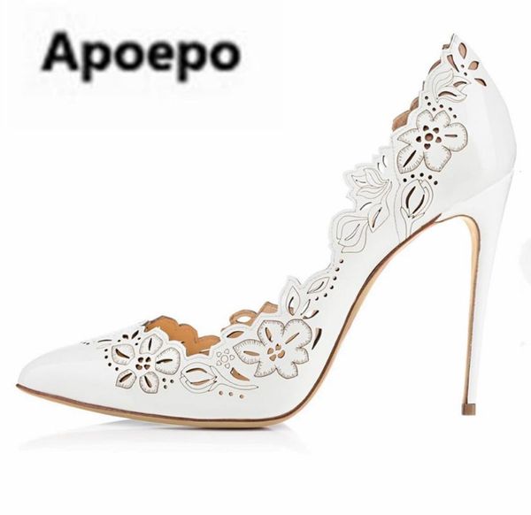 selling pumps white black shoes print cut-out flower high heels pumps summer patent leather stiletto wedding shoes
selling pumps white black shoes print cut-out flower high heels pumps summer patent leather stiletto wedding shoes