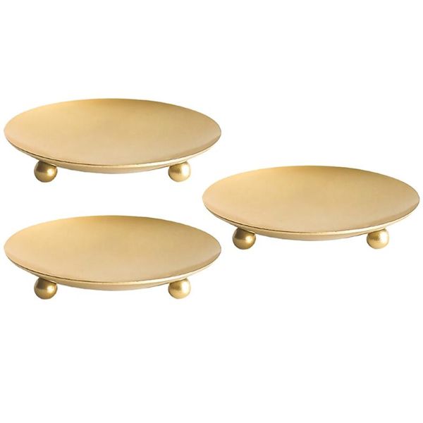 candle holders 3pcs iron plate simple candlestick storage tray party supplies
candle holders 3pcs iron plate simple candlestick storage tray party supplies