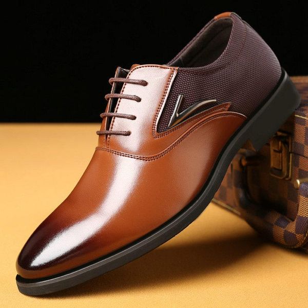 dress shoes men breathable leather party business pointed toe oxfords wedding 2021 kl44, Black
dress shoes men breathable leather party business pointed toe oxfords wedding 2021 kl44, Black